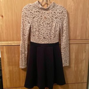 Long sleeve lace dress